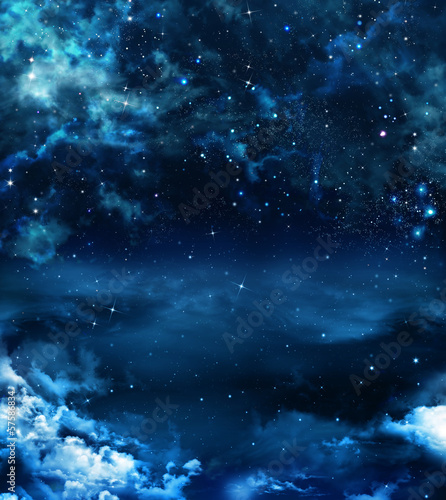 beautiful background of the night sky