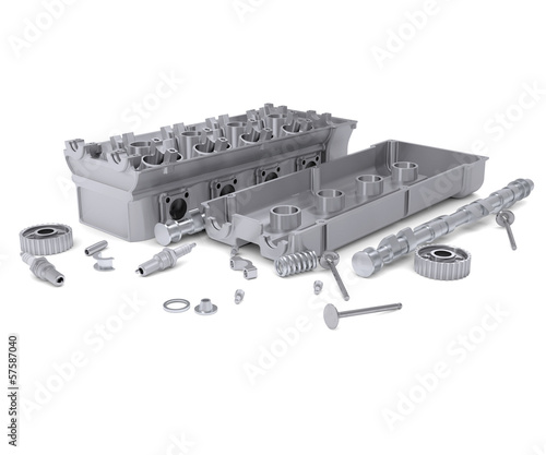 Head of cylinder block photo