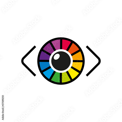 rainbow eye