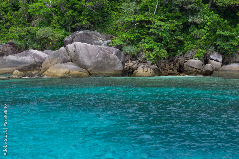 Naklejka premium Amazing sea