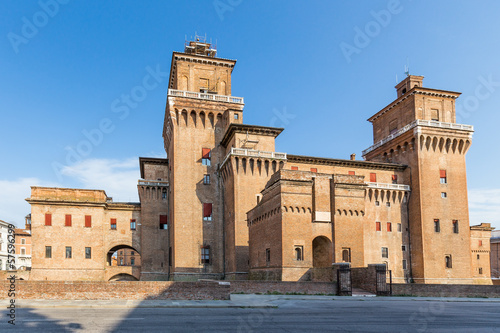 old Estense Castle in Ferrara, Italy