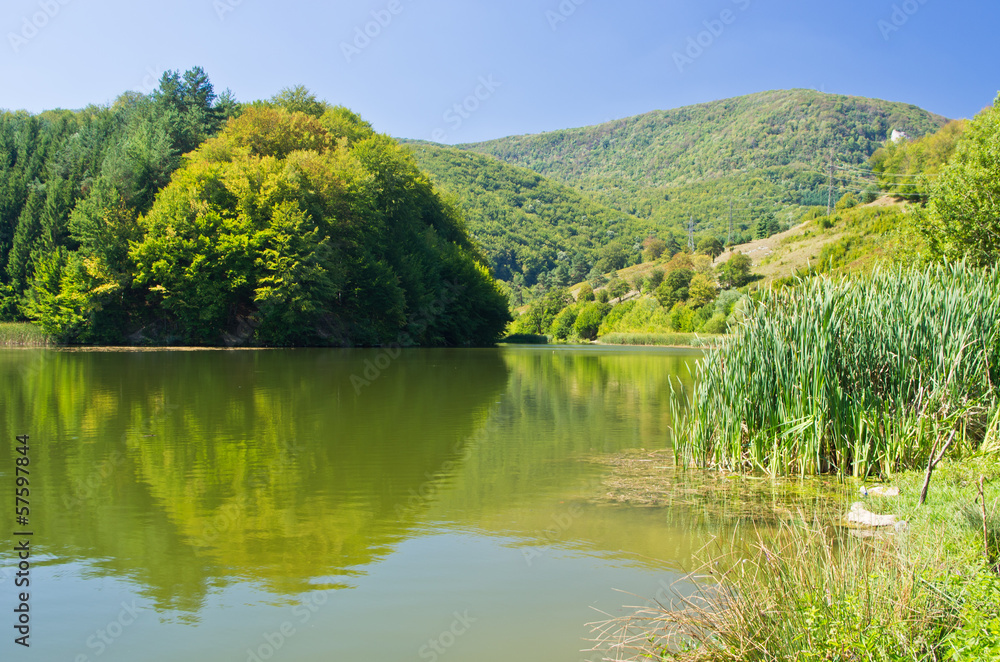 One of the lakes at Semenic national park