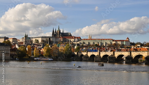 Prague Castle with Charles bridge