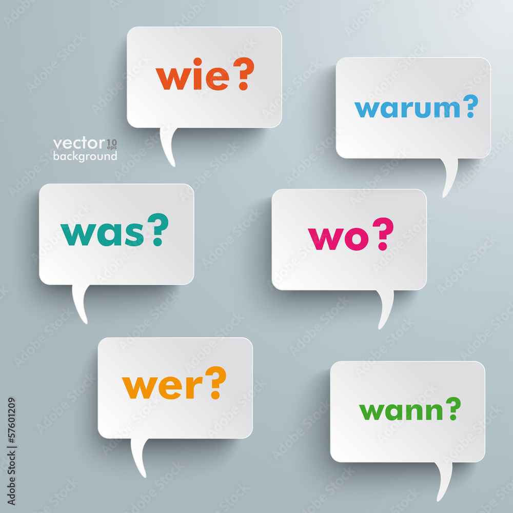 Question Speech Bubbles Question Speech Bubbles