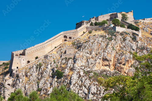 Ancient Palamidi fortress at Nafplio  Greece