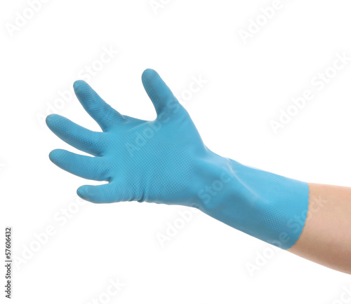 Latex glove for cleaning