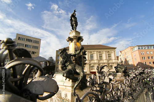 Prachtbrunnen in Augsburg. photo