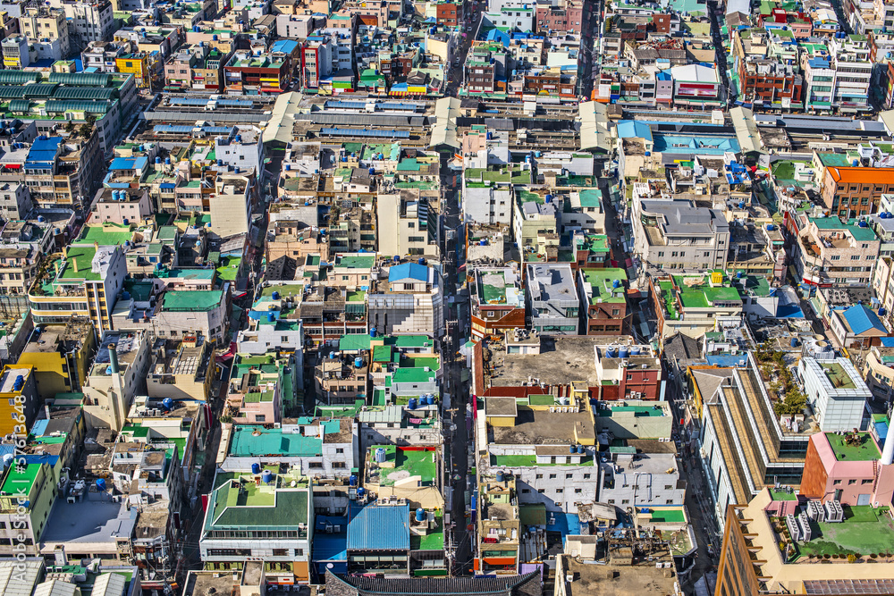 Busan, South Korea rooftops