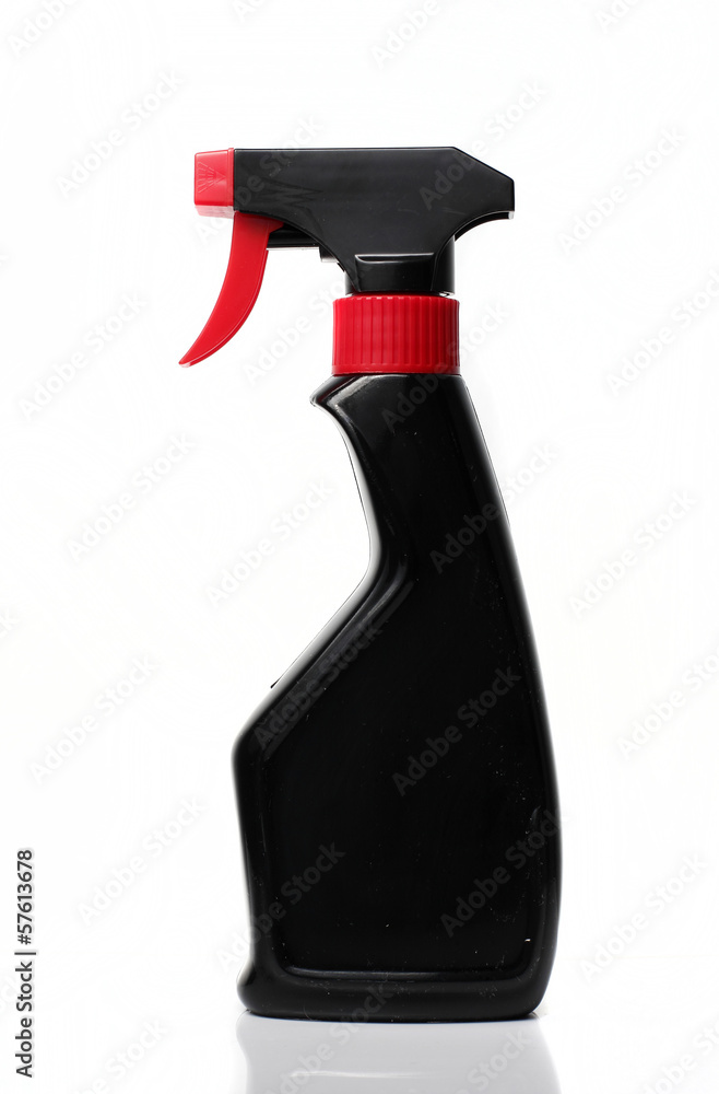 Plastic Spray bottle on White background Plastic Spray bottle on White background