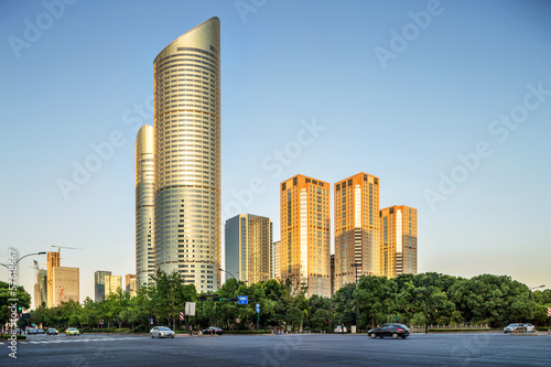 modern buildings in the city © zhu difeng