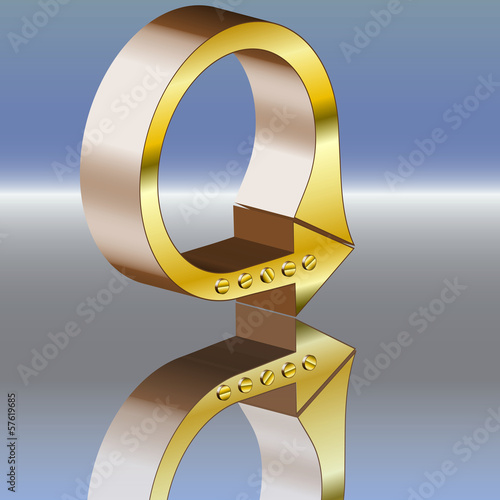 Goldener Ringschluss photo