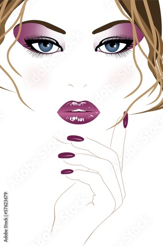 woman face