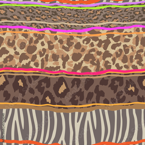 animal mix ~ seamless background