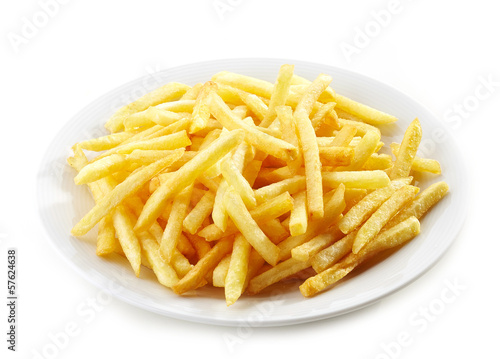 Tablou canvas plate of french fries potatoes