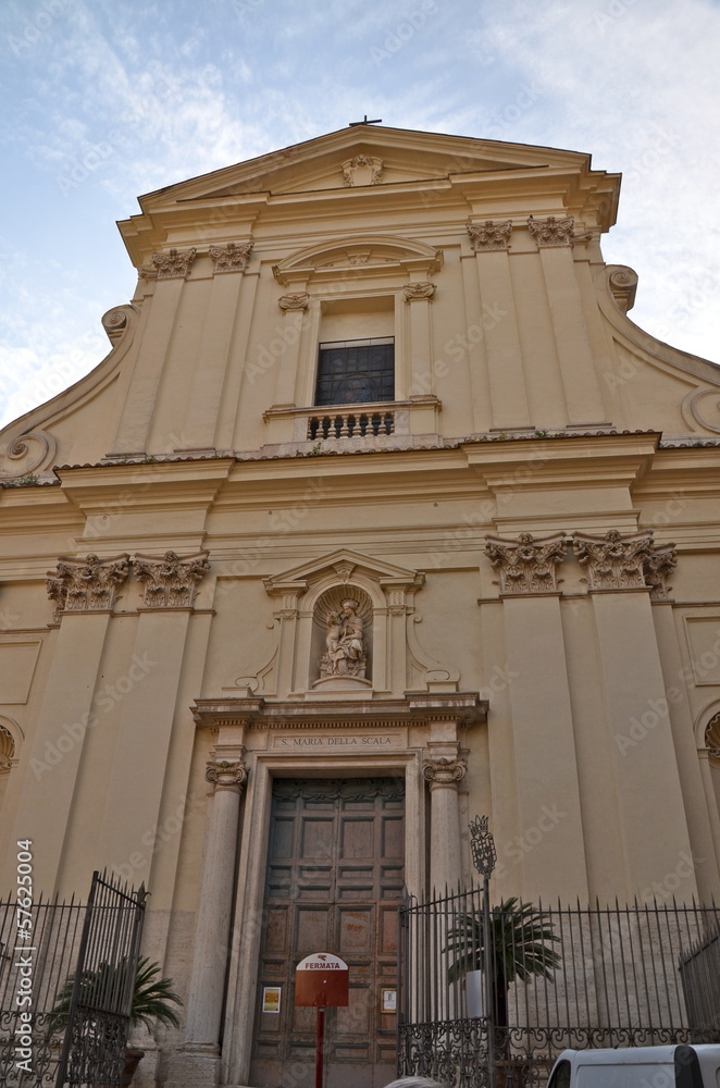Sant'Egidio church in Trastevere District in Rome