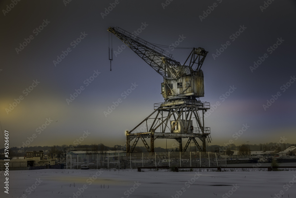 Grue désaffectée Grue désaffectée