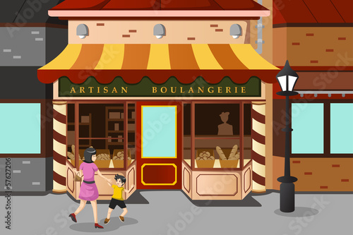 French bakery store