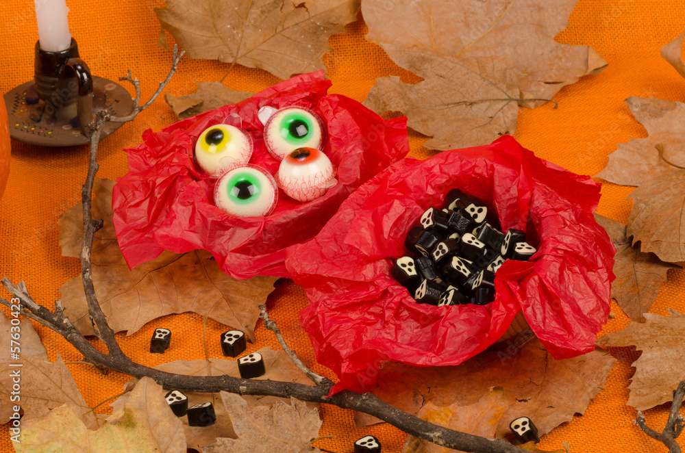 Naklejka premium Halloween candy
