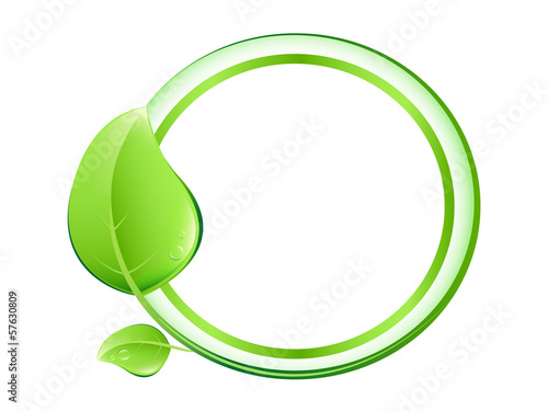 custom bio nature logo