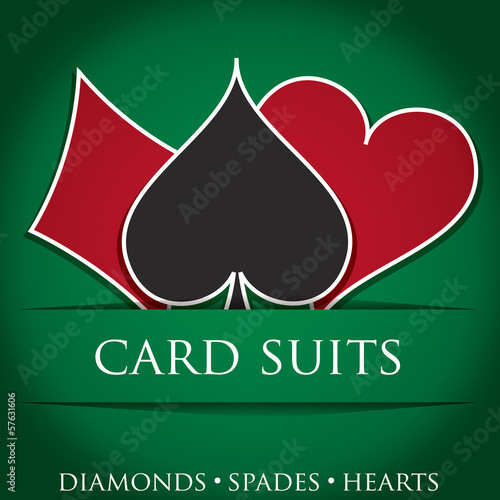 Card suit background in vector format