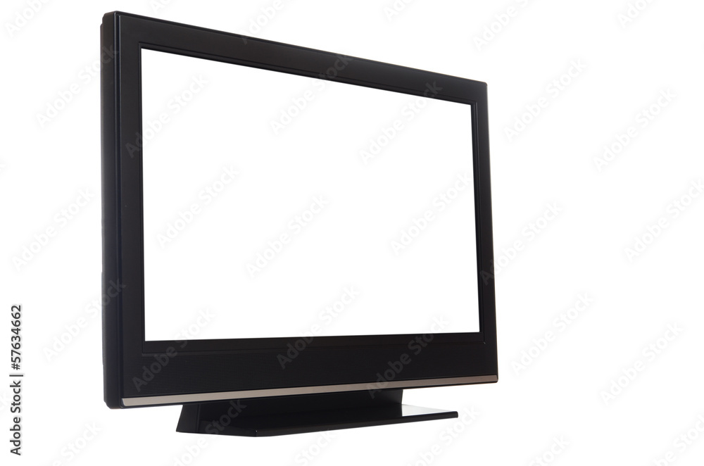 flat screen tv isolated on white flat screen tv isolated on white