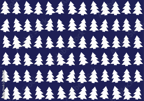 Christmas trees pattern, background
