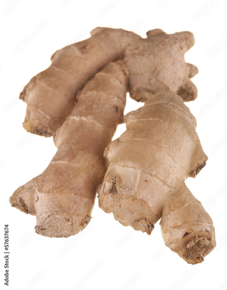ginger isolated on white background ginger isolated on white background