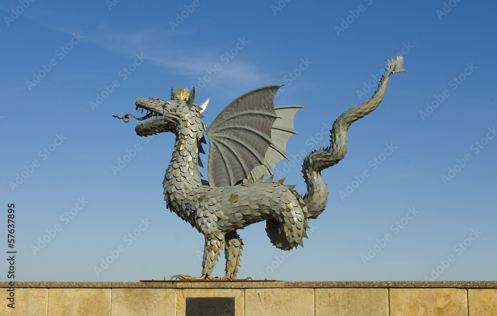 Fototapeta premium Kazan, dragon - symbol of the city