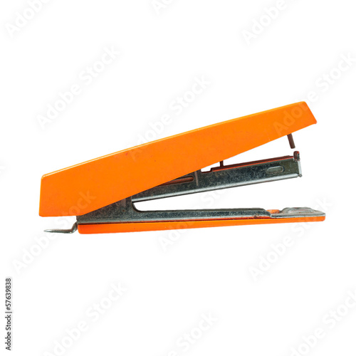 Orange stapler