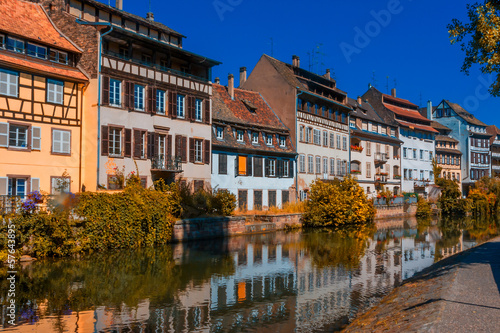 Sunny autumn day in Strasbourg