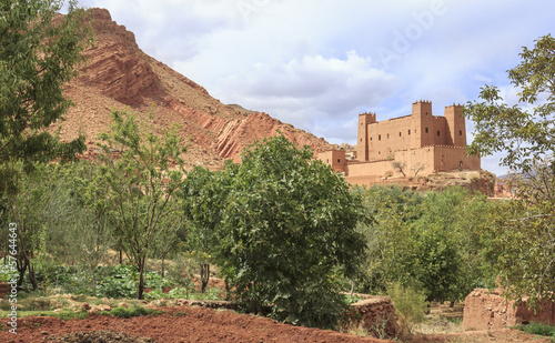 Kasbah in Dades Valley, Morocco photo