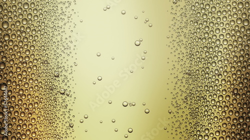 Glass of champagne with droplets (seamless loop) + alpha matte