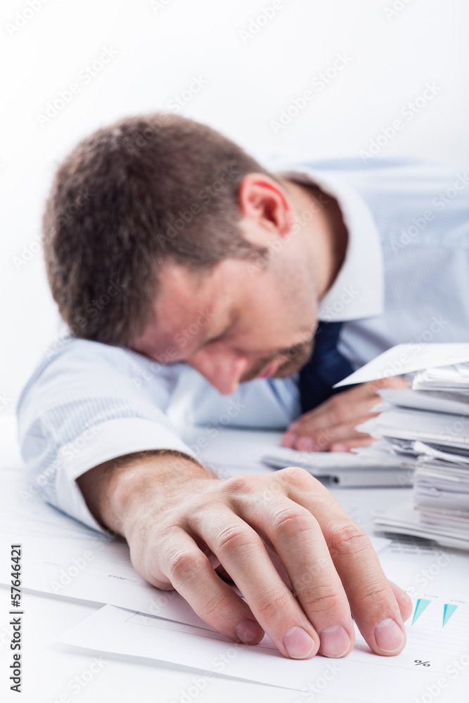 Sleeping Businessman. Shallow depth of field. Sleeping Businessman. Shallow depth of field.