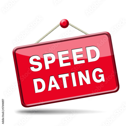 speed dating sign