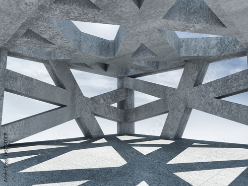 Fotografi Abstract Architectural Interior