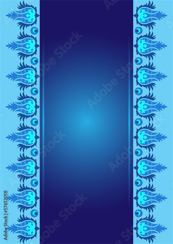 blue ottoman serial patterns ten