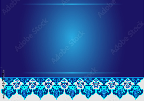 blue ottoman serial patterns twelve