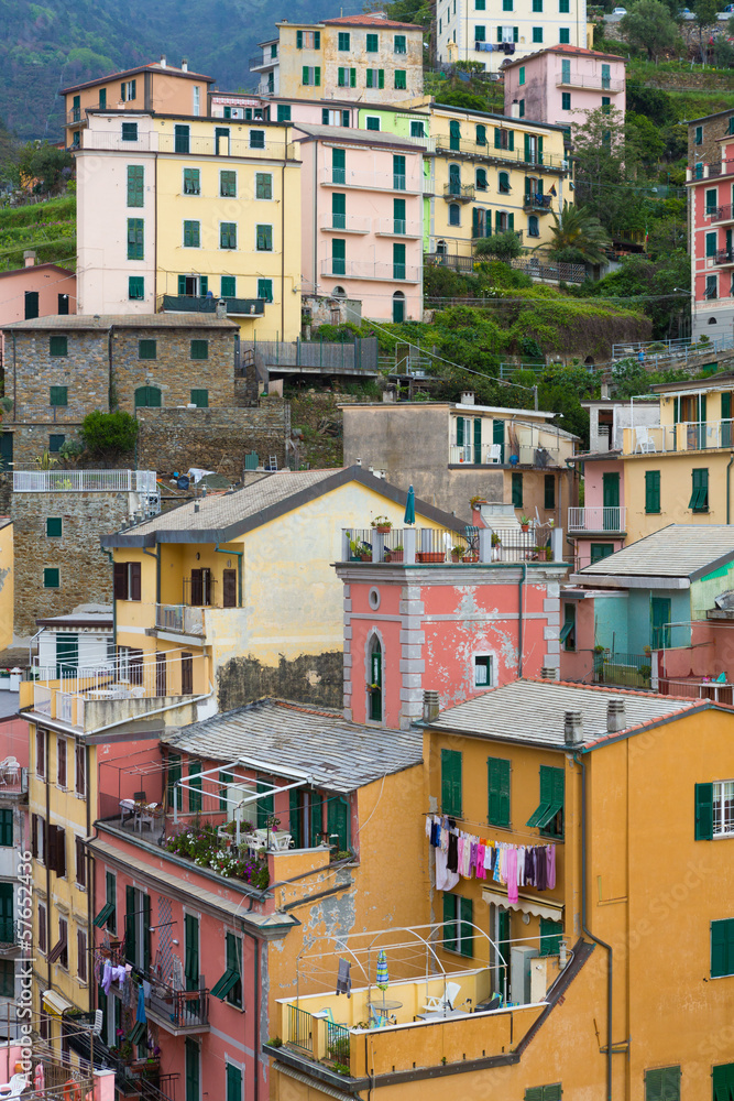 Colorful Monterosso Buildings