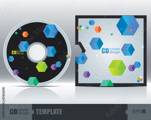 CD Cover Design Template Set 3