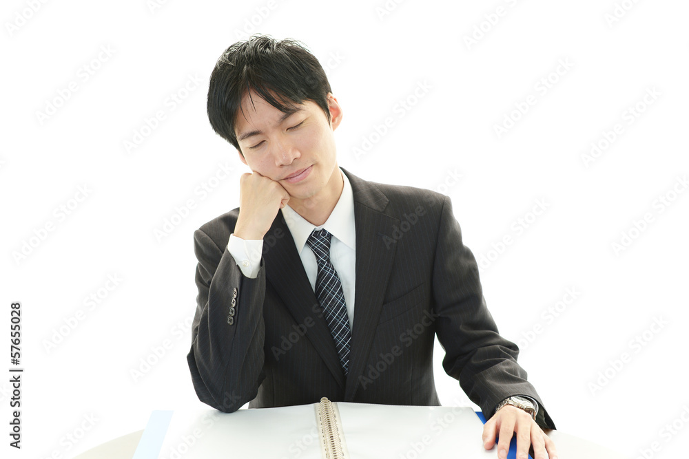 疲れたビジネスマン 疲れたビジネスマン