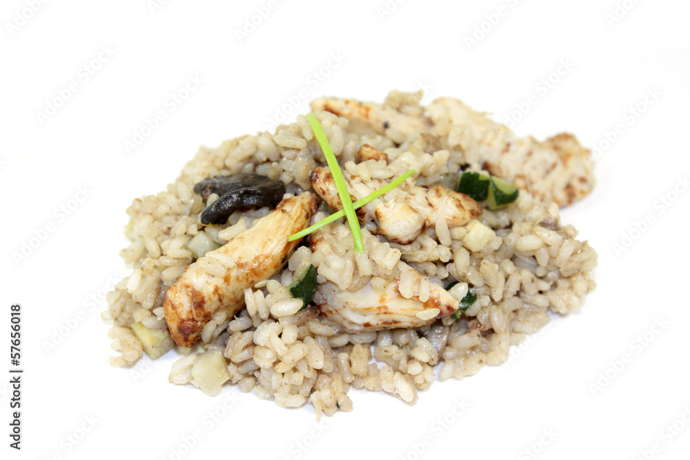 risotto au poulet risotto au poulet