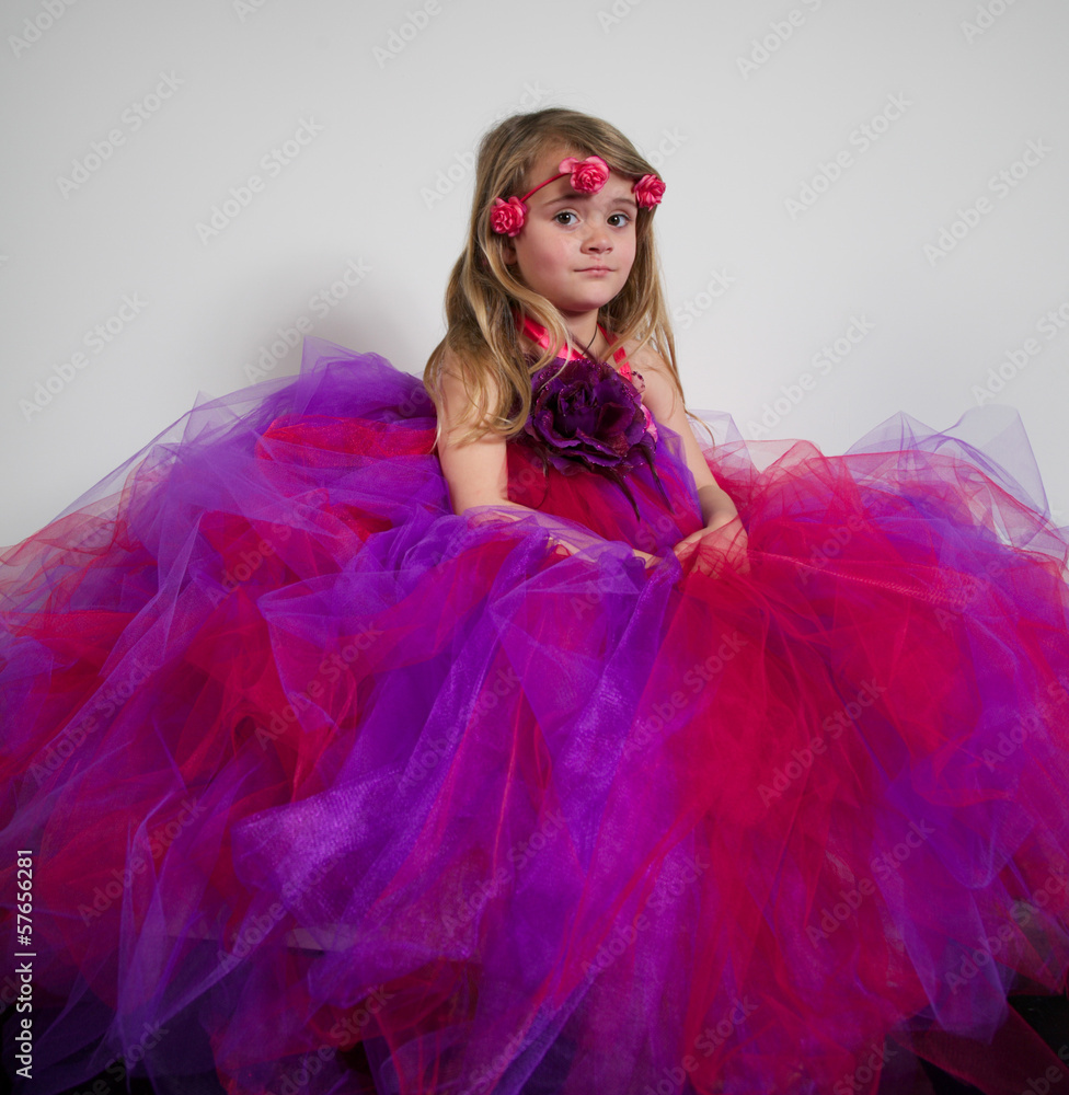 Pretty girl in a gorgeous tutu. Pretty girl in a gorgeous tutu.