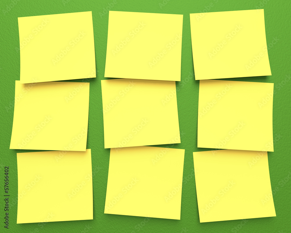 Fototapeta premium Post-It with clipping path included.