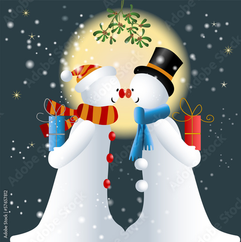 Kissing Under the Mistletoe