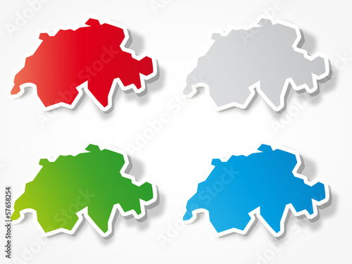 Map of Switzerland