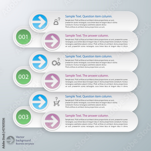 Infographics Vector Background FAQ