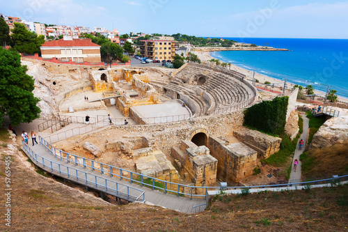 Roman amphitheater. Tarragona, Spain