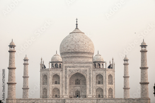 Foto Taj mahal.famous historical monument in India,Agra,Uttar Pradesh