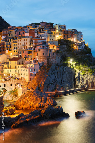 Obraz na płótnie Manarola, Cinque Terre, Italie w salonie