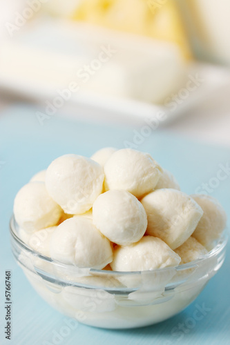 Small balls of mozzarella